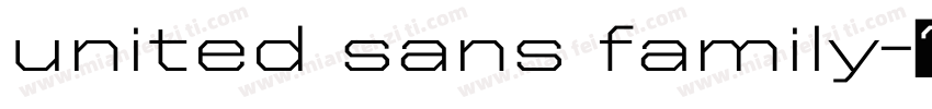 united sans family字体转换